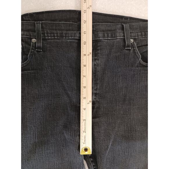 Levi's 559 Denim Jeans Men's Size 40x30 Dark Wash Relaxed Straight Black Casual - Picture 9 of 13